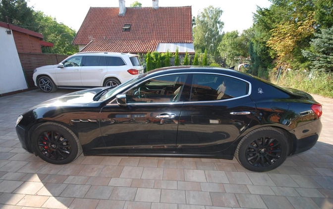 Maserati Ghibli cena 115497 przebieg: 78000, rok produkcji 2015 z Tarnogród małe 781